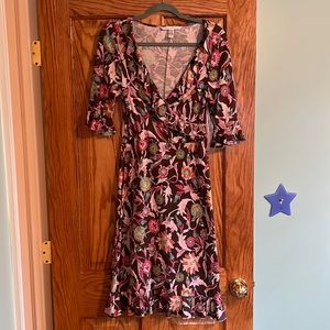 DVF Floral Midi Dress